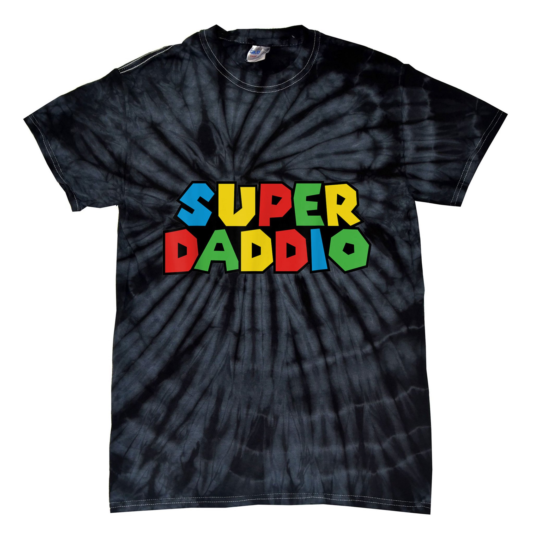 Fathers Day Super Daddio Tie-Dye T-Shirt