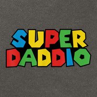Fathers Day Super Daddio Cotton Canvas Backpack