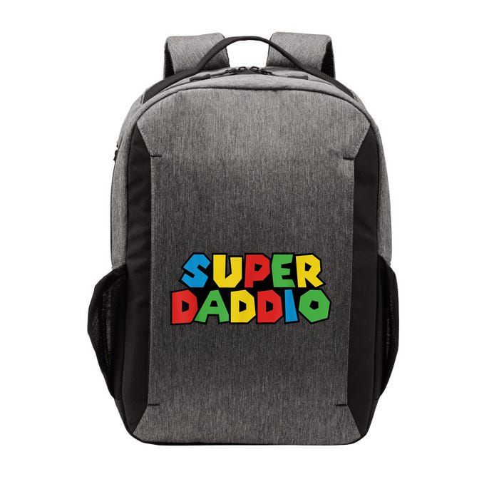 Fathers Day Super Daddio Vector Backpack