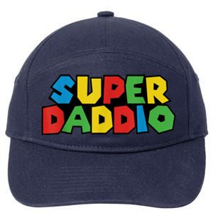 Fathers Day Super Daddio 7-Panel Snapback Hat