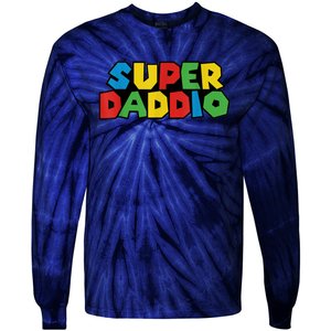 Fathers Day Super Daddio Tie-Dye Long Sleeve Shirt