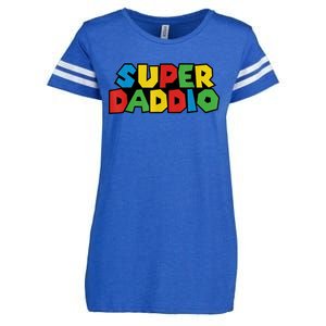 Fathers Day Super Daddio Enza Ladies Jersey Football T-Shirt