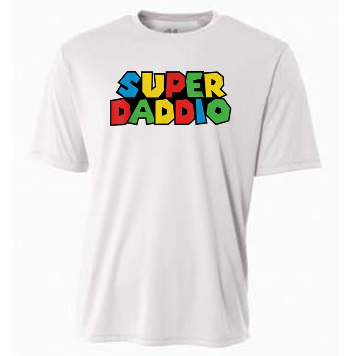 Fathers Day Super Daddio Cooling Performance Crew T-Shirt