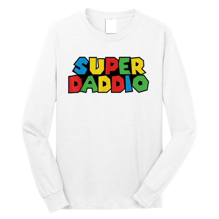 Fathers Day Super Daddio Long Sleeve Shirt