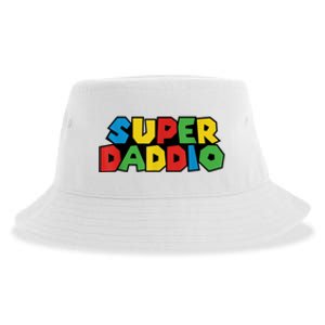 Fathers Day Super Daddio Sustainable Bucket Hat