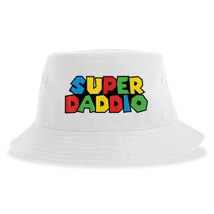 Fathers Day Super Daddio Sustainable Bucket Hat