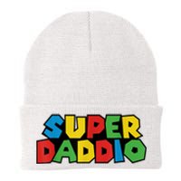 Fathers Day Super Daddio Knit Cap Winter Beanie