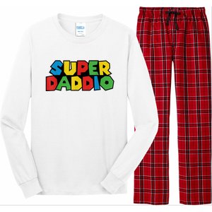 Fathers Day Super Daddio Long Sleeve Pajama Set