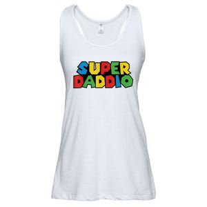 Fathers Day Super Daddio Ladies Essential Flowy Tank