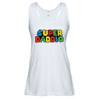 Fathers Day Super Daddio Ladies Essential Flowy Tank