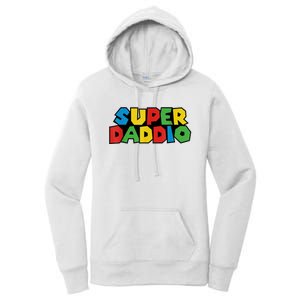 Fathers Day Super Daddio Women's Pullover Hoodie