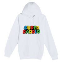 Fathers Day Super Daddio Premium Pullover Hoodie