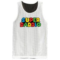 Fathers Day Super Daddio Mesh Reversible Basketball Jersey Tank