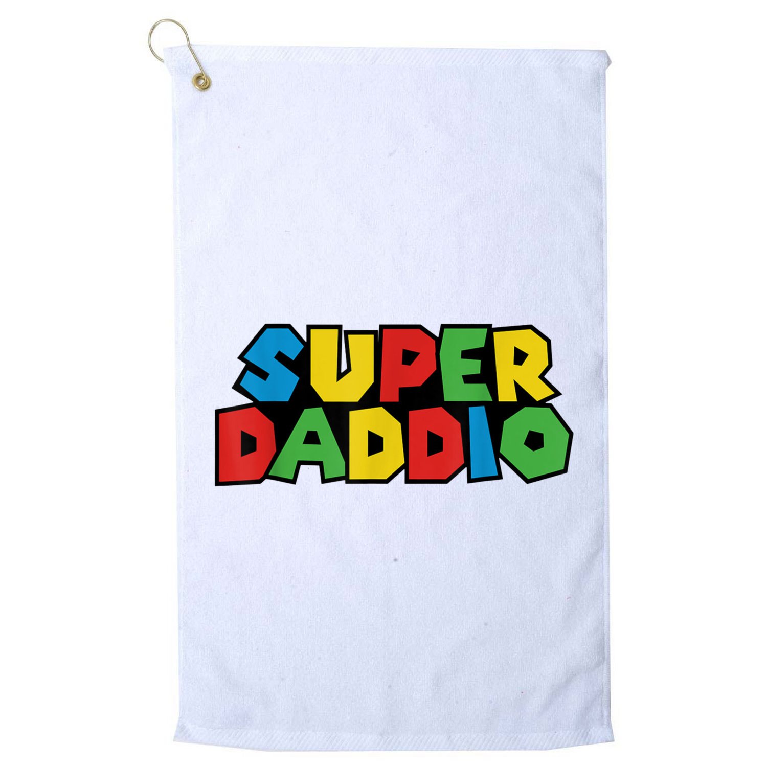 Fathers Day Super Daddio Golf Towel