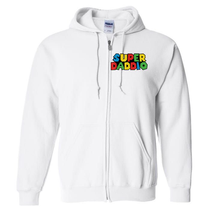 Fathers Day Super Daddio Full Zip Hoodie