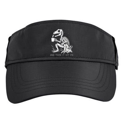 Funny Dinosaur Skeleton Costume Goth Adult Drive Performance Visor