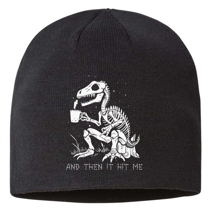 Funny Dinosaur Skeleton Costume Goth Sustainable Beanie