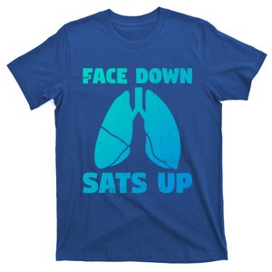 Face Down Sats Up Asthma Gift T-Shirt