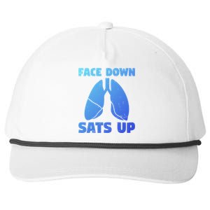 Face Down Sats Up Asthma Gift Snapback Five-Panel Rope Hat