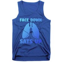 Face Down Sats Up Asthma Gift Tank Top