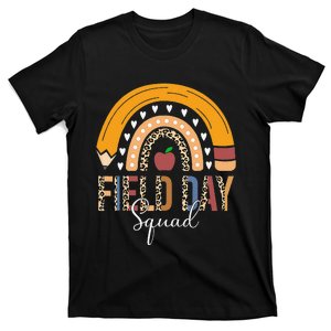 Field Day Squad Rainbow Leopard Last Day Of School Teacher T-Shirt