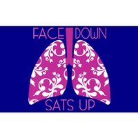 Face Down Sats Up Funny Respiratory Therapist Design Gift Bumper Sticker