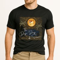 Funny Dogecoin Summer Sun Hodl To The Moon Crypto Currency Cooling Performance Crew T-Shirt