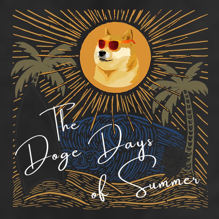 Funny Dogecoin Summer Sun Hodl To The Moon Crypto Currency Adult Drive Performance Visor