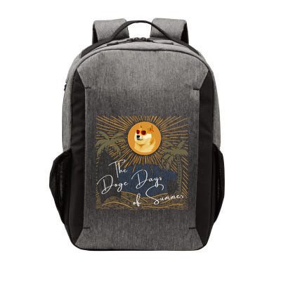 Funny Dogecoin Summer Sun Hodl To The Moon Crypto Currency Vector Backpack