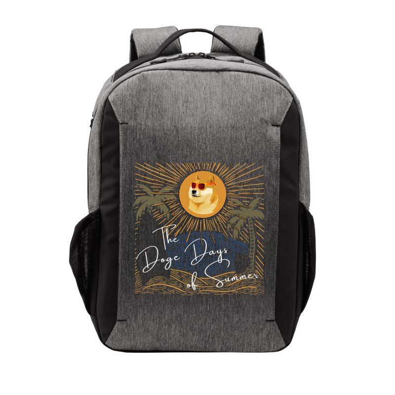 Funny Dogecoin Summer Sun Hodl To The Moon Crypto Currency Vector Backpack