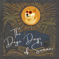 Funny Dogecoin Summer Sun Hodl To The Moon Crypto Currency Vector Backpack