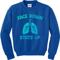 Face Down Sats Up Respiratory Therapist Cool Gift Kids Sweatshirt