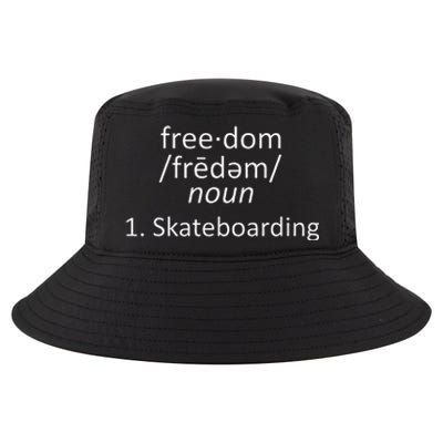 Freedom Definition Skateboarding Skater Cool Comfort Performance Bucket Hat