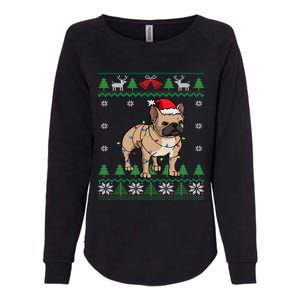 Frenchie Dog Santa French Bulldog Christmas Gift Womens California Wash Sweatshirt