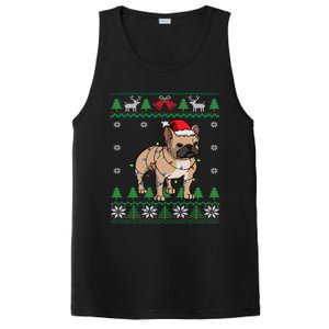 Frenchie Dog Santa French Bulldog Christmas Gift PosiCharge Competitor Tank