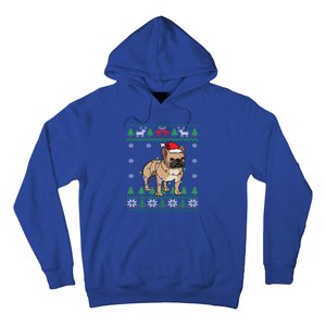 Frenchie Dog Santa French Bulldog Christmas Gift Hoodie