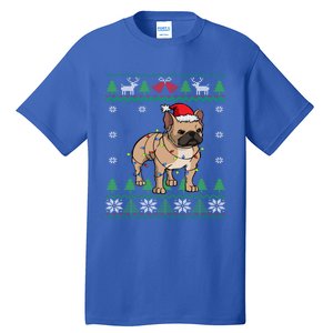 Frenchie Dog Santa French Bulldog Christmas Gift Tall T-Shirt