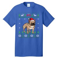 Frenchie Dog Santa French Bulldog Christmas Gift Tall T-Shirt