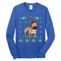 Frenchie Dog Santa French Bulldog Christmas Gift Tall Long Sleeve T-Shirt