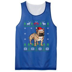 Frenchie Dog Santa French Bulldog Christmas Gift Mesh Reversible Basketball Jersey Tank