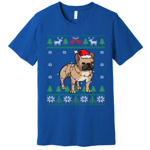 Frenchie Dog Santa French Bulldog Christmas Gift Premium T-Shirt