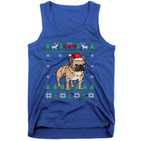 Frenchie Dog Santa French Bulldog Christmas Gift Tank Top