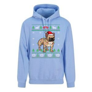 Frenchie Dog Santa French Bulldog Christmas Gift Unisex Surf Hoodie