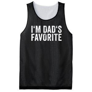 Favorite Daughter Son Child Boy Girl Im Dads Favorite Mesh Reversible Basketball Jersey Tank