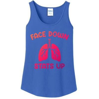 Face Down Sats Up Respiratory Therapist Cool Gift Ladies Essential Tank