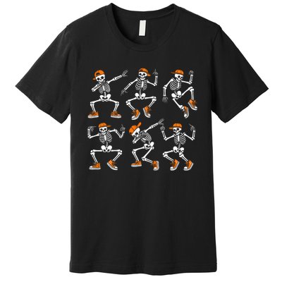 Funny Dancing Skeletons Halloween Skeleton Dance Halloween Premium T-Shirt