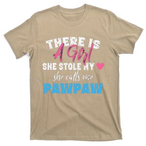 Fathers Day She Calls Me Pawpaw Grandpa Gift T-Shirt