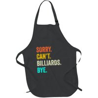 Father's Day Sorry Can't Billiards Bye Gift For Dad Apron