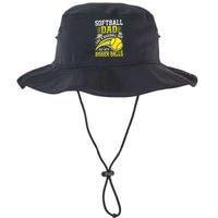 Fathers Day Softball Dad Like Baseball But With Bigger Balls Legacy Cool Fit Booney Bucket Hat