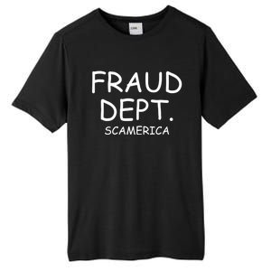 Fraud Dept Scam America Tall Fusion ChromaSoft Performance T-Shirt